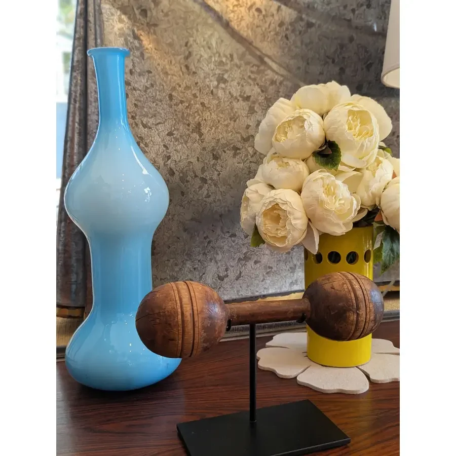 I need this 1960s Aldo Londi Bitossi Yellow Ceramic Vase with