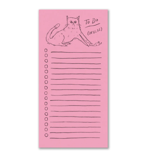 To Do (or Else) Notepad