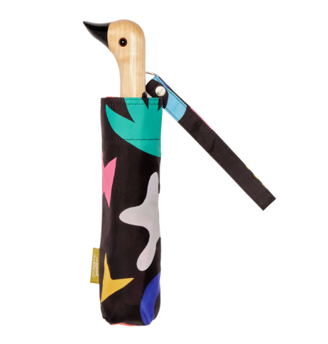 Eco-Friendly Duck Umbrella by Original Duckhead with recycled canopy and birch handle - Palma Print
