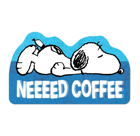 Need Coffee Snoopy Sticker