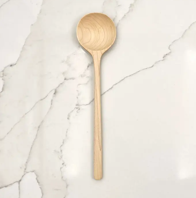 Wood Round Spoon - Thumbnail 2