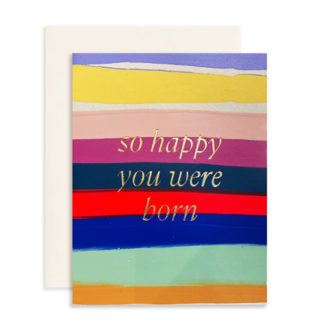 Happy Stripe Card