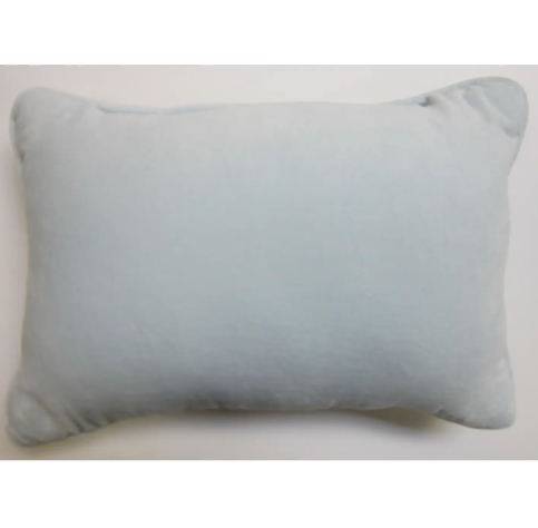 The plush, soft cotton velvet back of the If You Met My Family Embroidered Pillow by Peking Handicraft guarantees comfort from every angle.