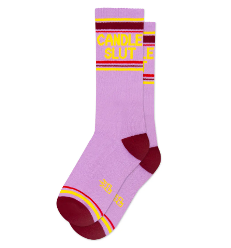 Candle Slut Gym Crew Socks