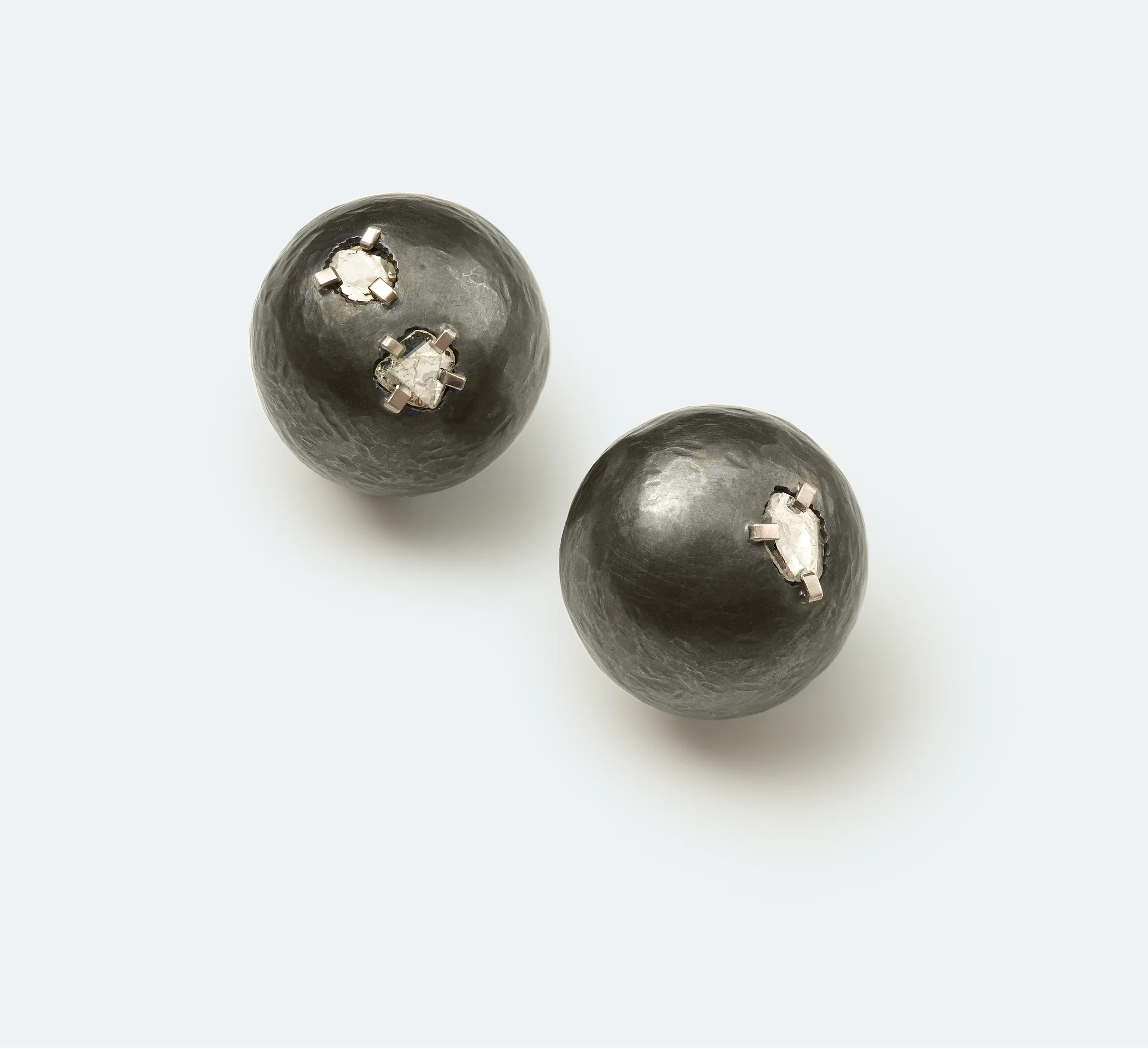 Diamond Rock Earrings Small