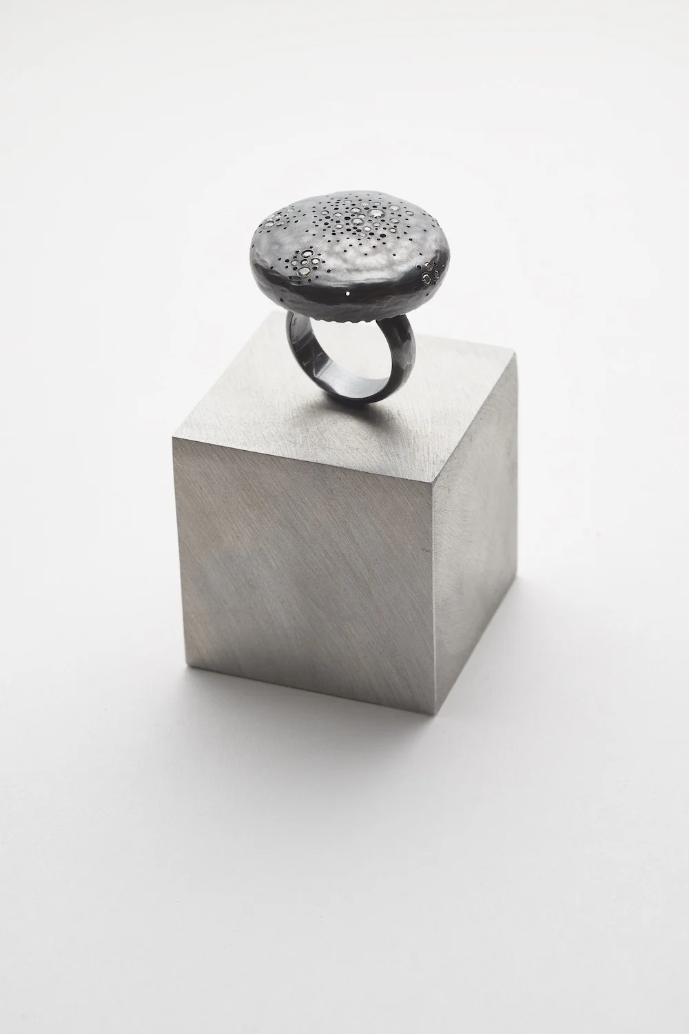 Diamond Rock Ring with Perforations