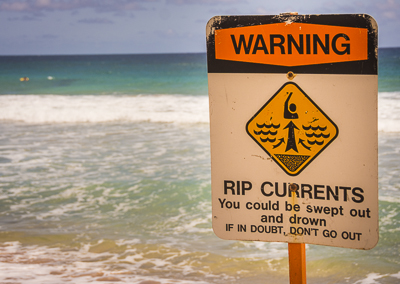Don't ignore the posted signs. Ever.