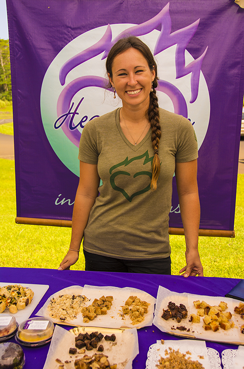 At a local farmers market on Kaua'i, we discovered the Heart Flame Bakery , one of the best bakeries on the island. They offer an array of delicious organic, vegan (as well as gluten-free) baked goods, all with the sincere welcome we encountered from countless small businesses we visited.