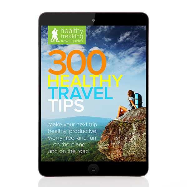 Whether you're a business road warrior or planning your vacation adventure, 300 Healthy Travel Tips can make your next trip more healthy, productive, and fun. Without the stress. 