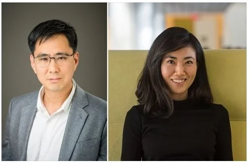 Professors Professor Huh Juy-Ryelo, Harvard Medical School and Gloria Choi, MIT. Image credit: The Korea Daily