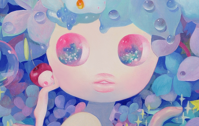 Droplet ,10x10, oil on panel, 2015