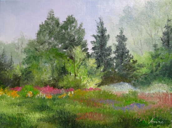 Layer Upon Layer 6" x 8" Oil on canvas panel $35