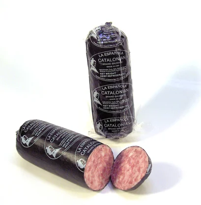Butifarra (Catalonian Style Sausage). Butifarra is a mild, juicy sausage that is very typical of the Catalonian region of Spain. Seasoned with black pepper and garlic, it has a white-to-pink interior, and is traditionally served grilled. For the ultimate preparation, serve with white beans (at Despana, we have plenty of options for you!) or as part of a stick-to-your-bones cocido. SPECIFICATIONS: Vacuum sealed package. Approximate weight: 1 lb Each piece is 7 inches long by 2 ½ inch diameter. Proudly manufactured in the USA Due to the artisanal nature of this product, weight will vary from unit to unit. The price listed is an approximation, but a reliable representation of the cost per unit.
