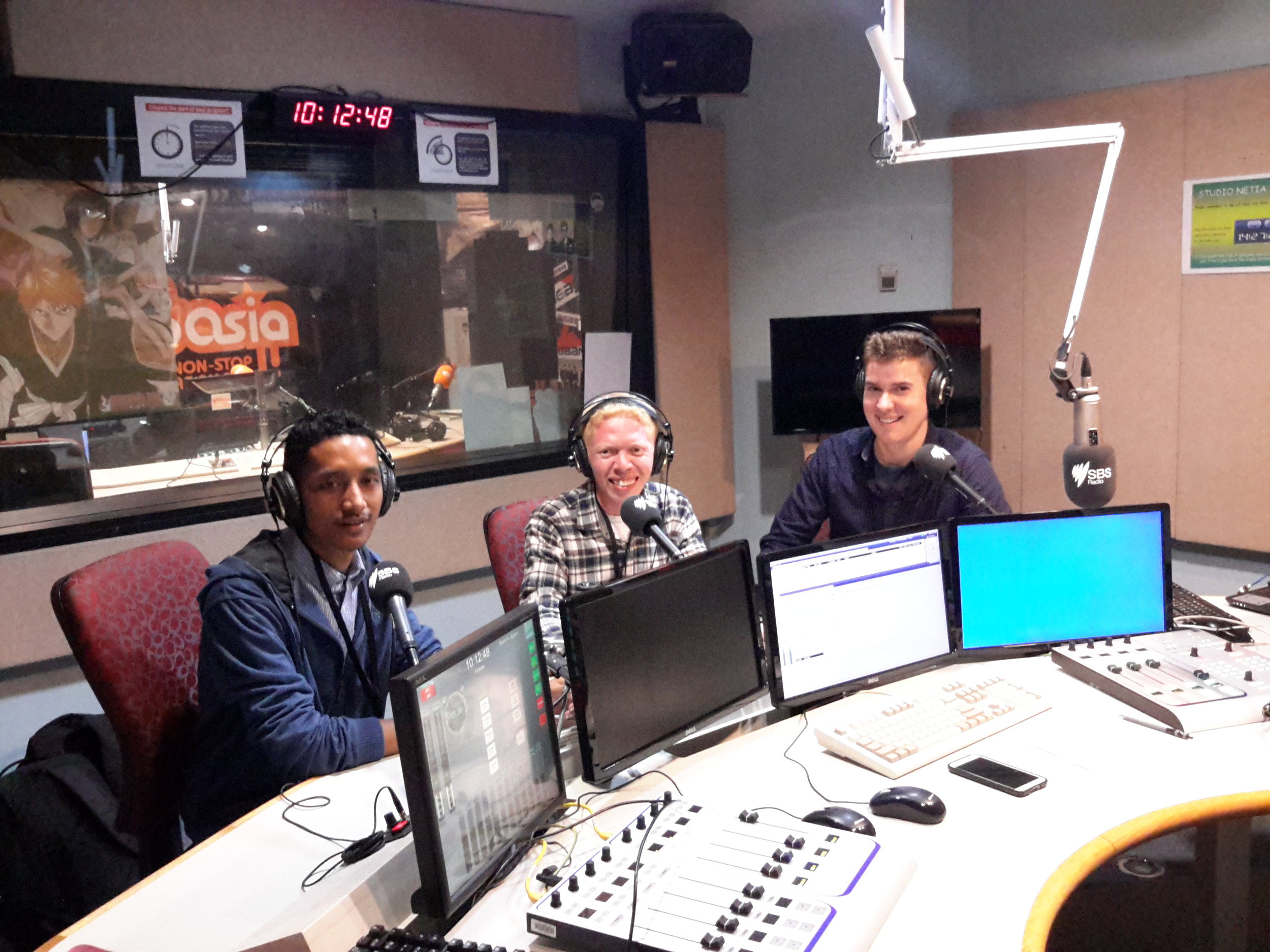 Steven & Qrezpy talk about UniBRIDGE Project on SBS Radio in Sydney, August 2016