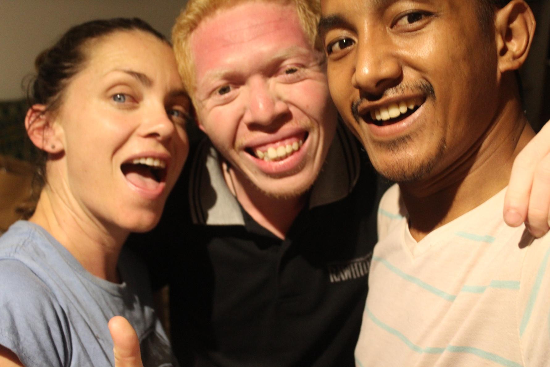 Selfie with Ibu Richelle Hedstrom at night before going Brisbane.