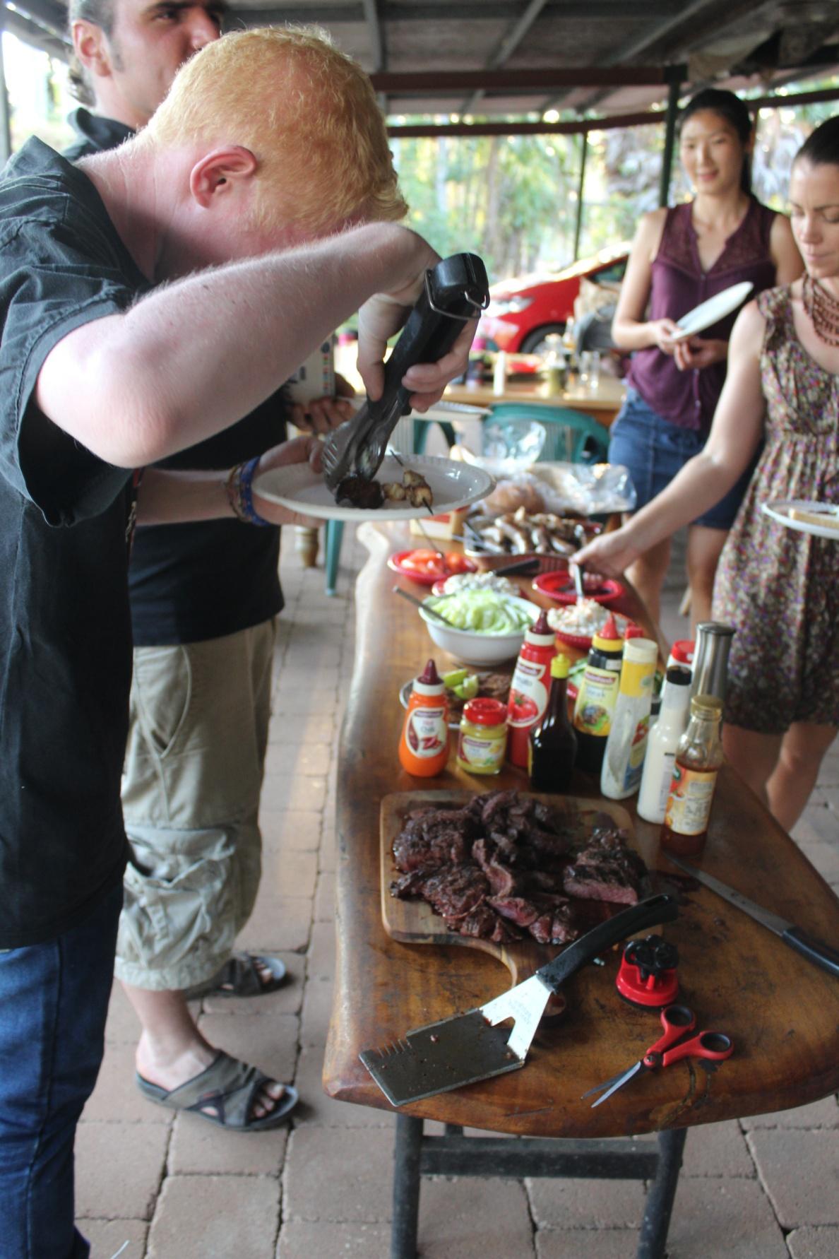BBQ at Pak Steven's house