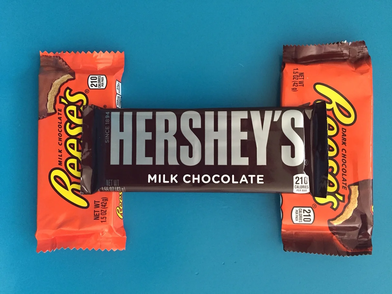 Yes, I actually spent time making a "moat" out of Hershey products.