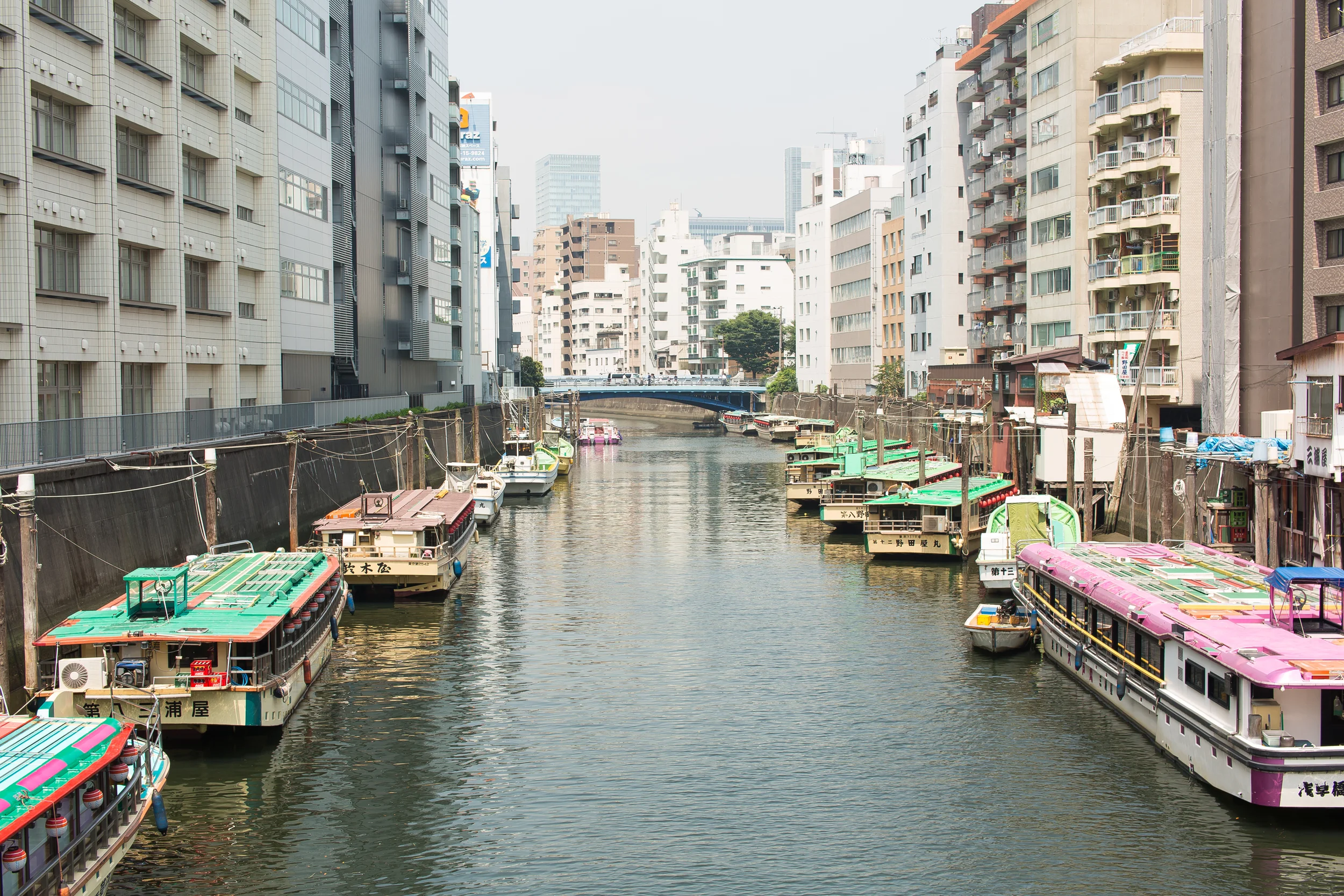 Asakusa Canal, Tokyo, Japan