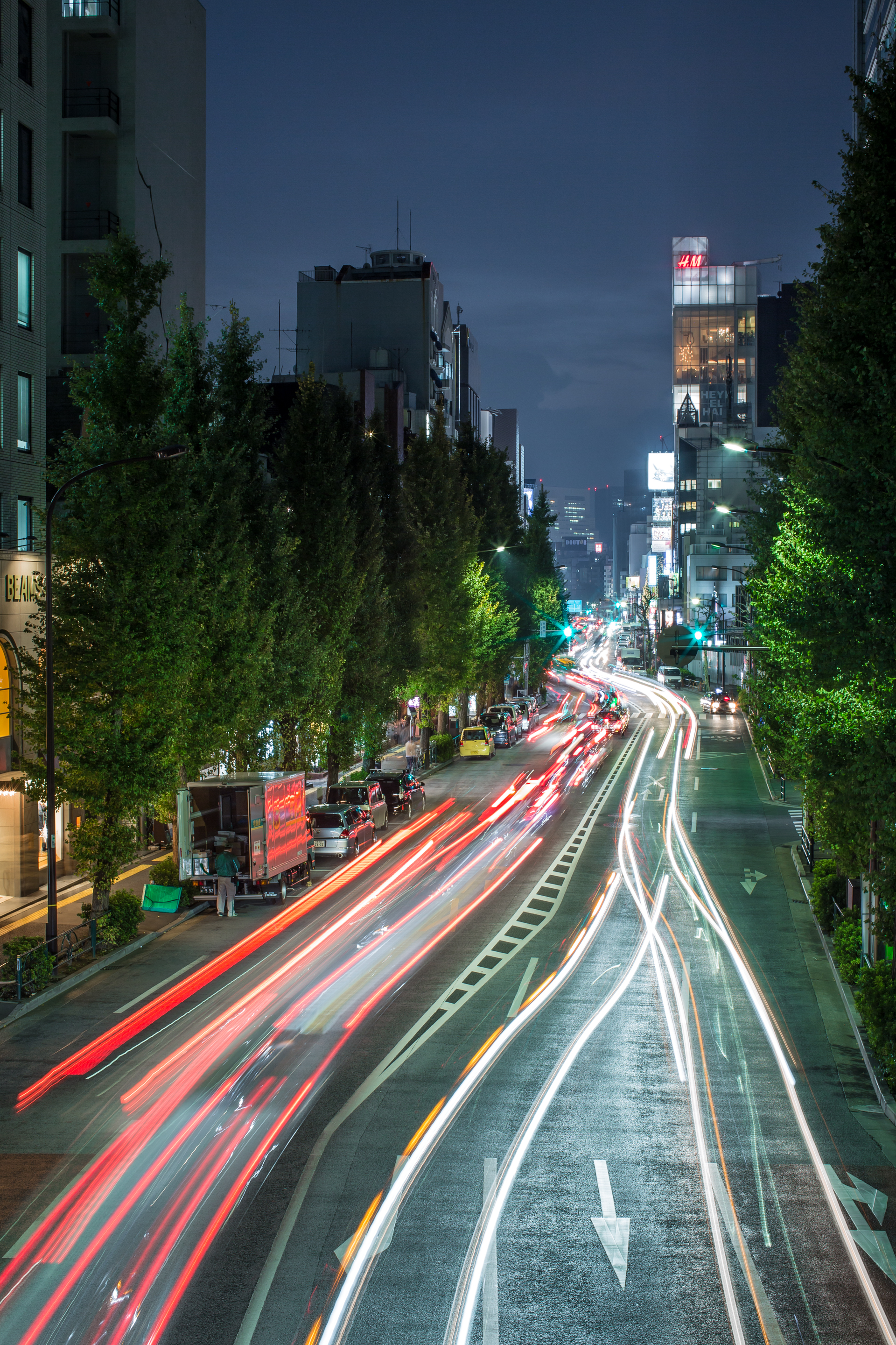 Harajuku Nightscape, Tokyo, Japan