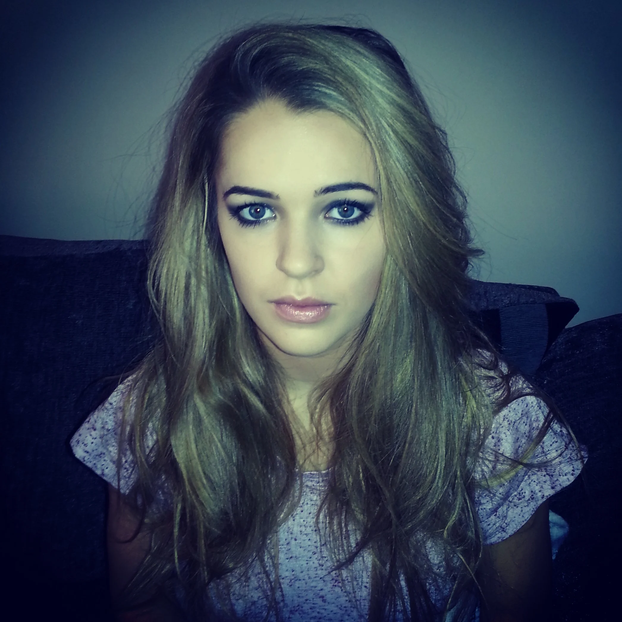 Party Make Up, Dramatic Smokey Eye with a Nude Lip