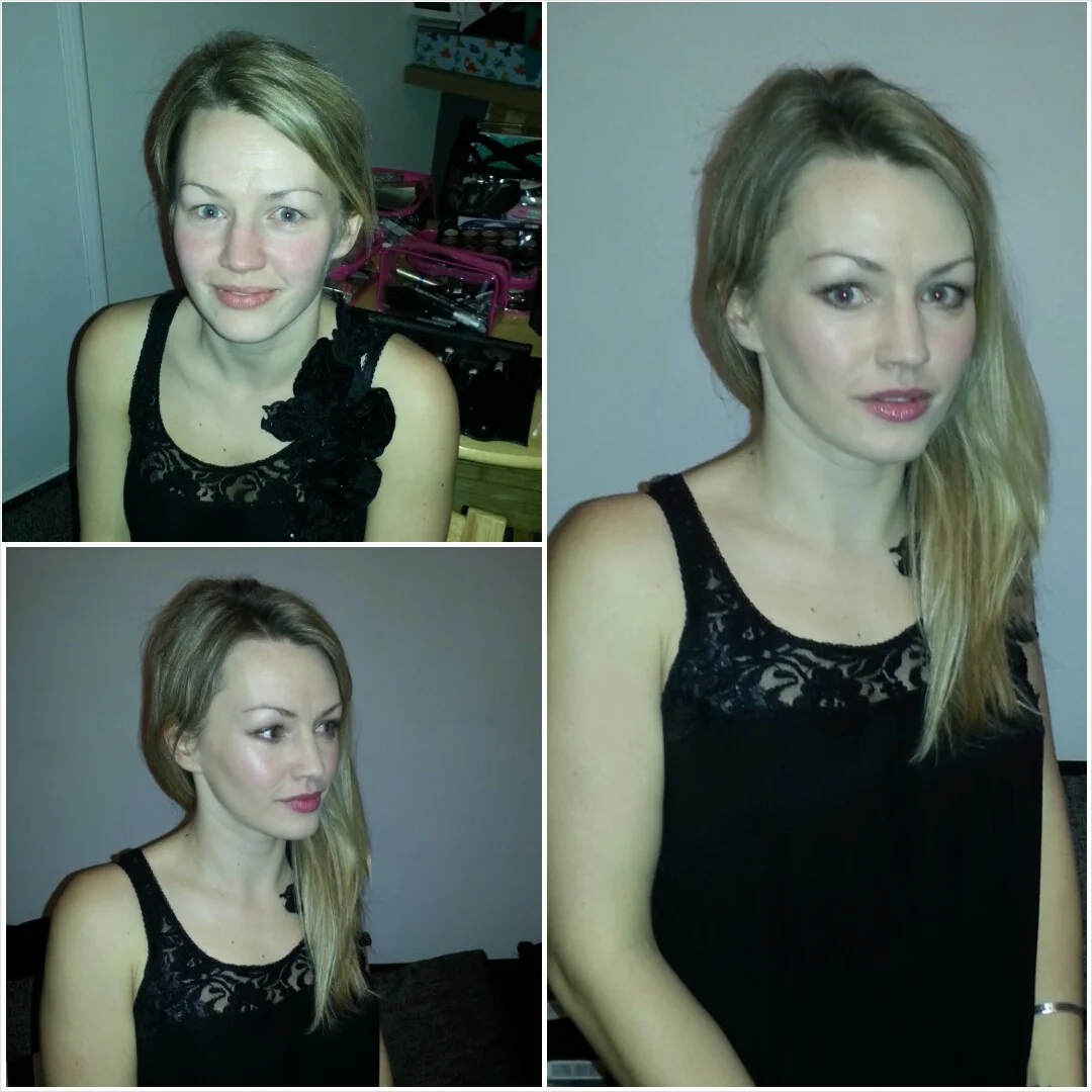 Before and After Make Up - Pretty Natural Every Day Make Up Look