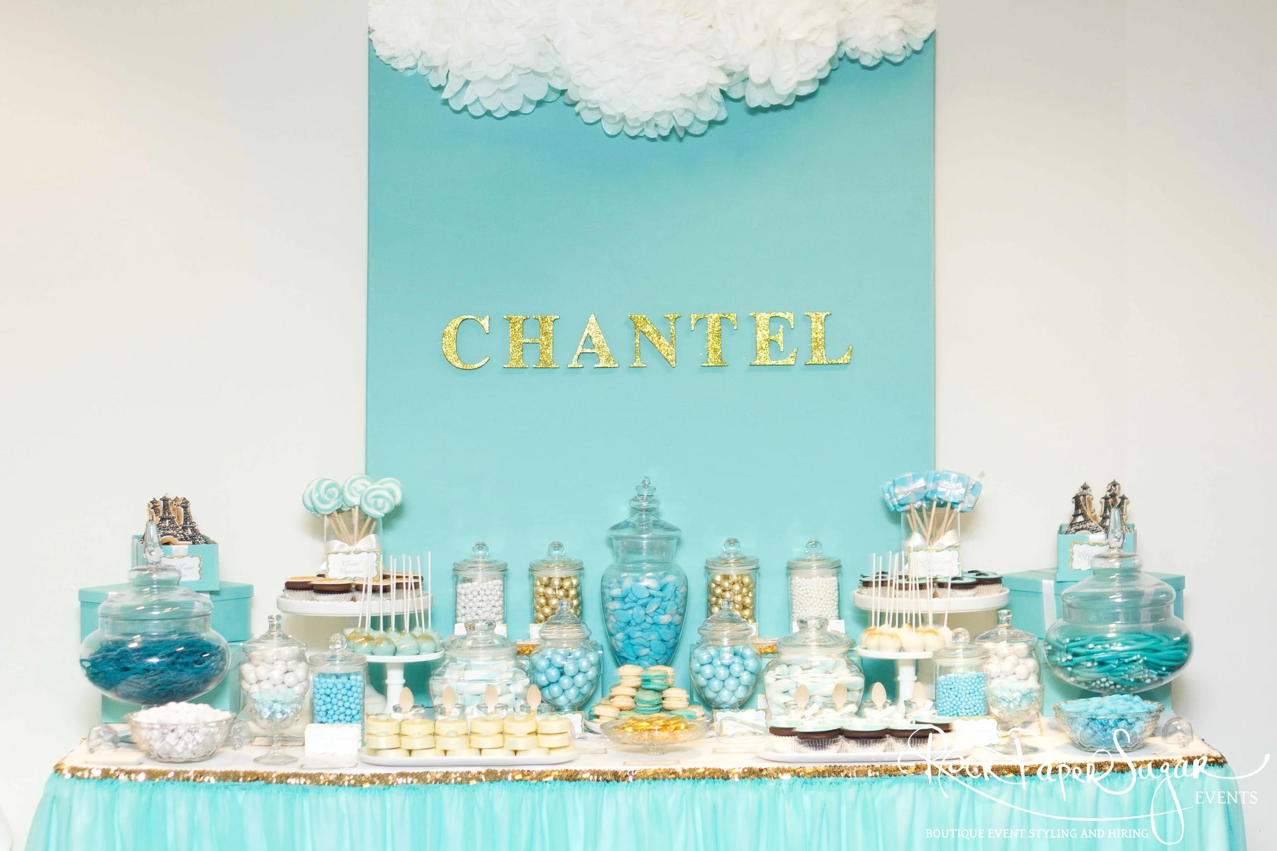 21st Birthday ~ Candy and Dessert Table Hi Kathleen, I just wanted to say thank you so much for the beautiful candy bar you created for my birthday. I absolutely loved it! Everyone at the party commented on how amazing it was and I recommended you to every one so I’m sure you'll get a lot of new customers :) Thank you so much again for your amazing work :) Chantel xo