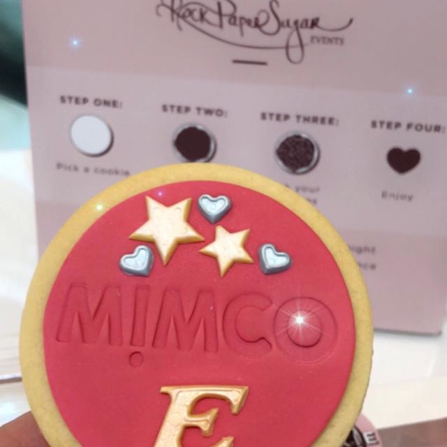 It’s always such a pleasure (and so much fun!) to be part of Mimco’s VIP night 💗 Such a cute theme... Modify your cookie! 💗 We organised a custom cookie station to tie in with their gorgeous modify range, where you can customise your Mimco and make it your own! Such a great idea! 😍Thanks #mimco for having us again! @rockpapersugarevents @mimco #vipnight #modifyyourcookie #modifyyourmimco #socute #love xx