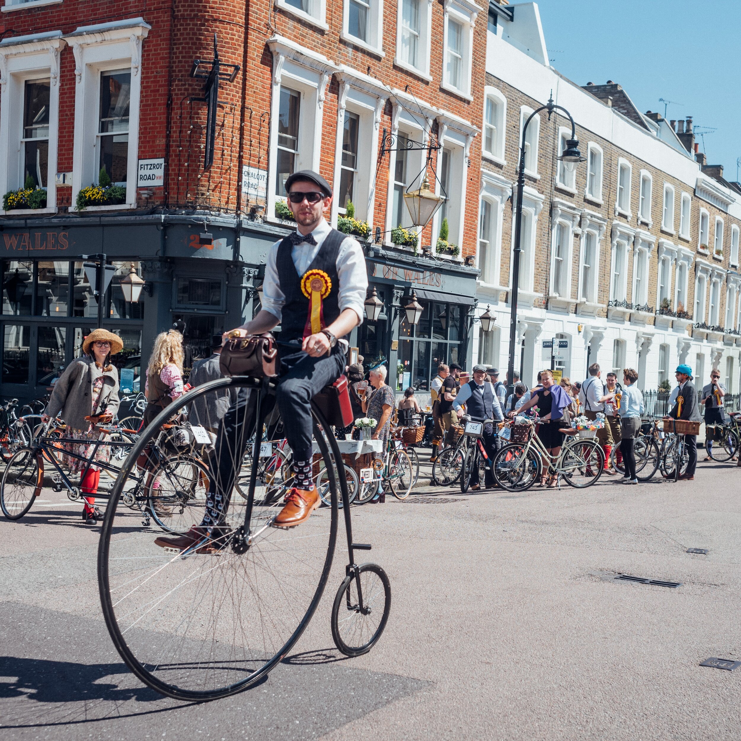 Bring your bicycle, whatever its pedigree. Previous runs have seen everything from tandem bikes to Penny Farthings, paired with the sharpest tailoring and the boldest of tweeds.