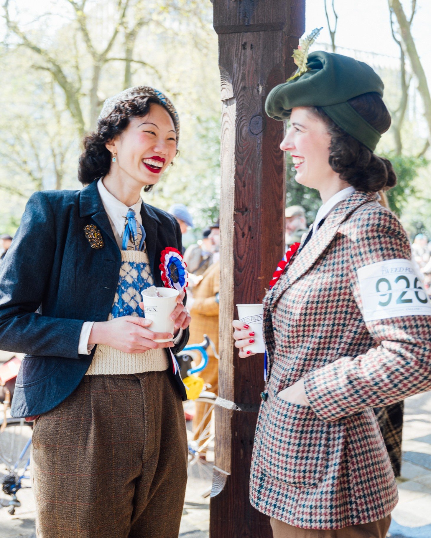 Camaraderie over a spot of tea. We stop along the way in two beautiful parks, for tea and a picnic just for those on the ride. It's a marvellous chance to get to know your fellow riders.