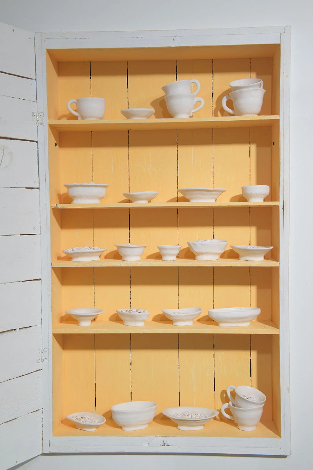 Cabinet for Small Offerings-Detail inside