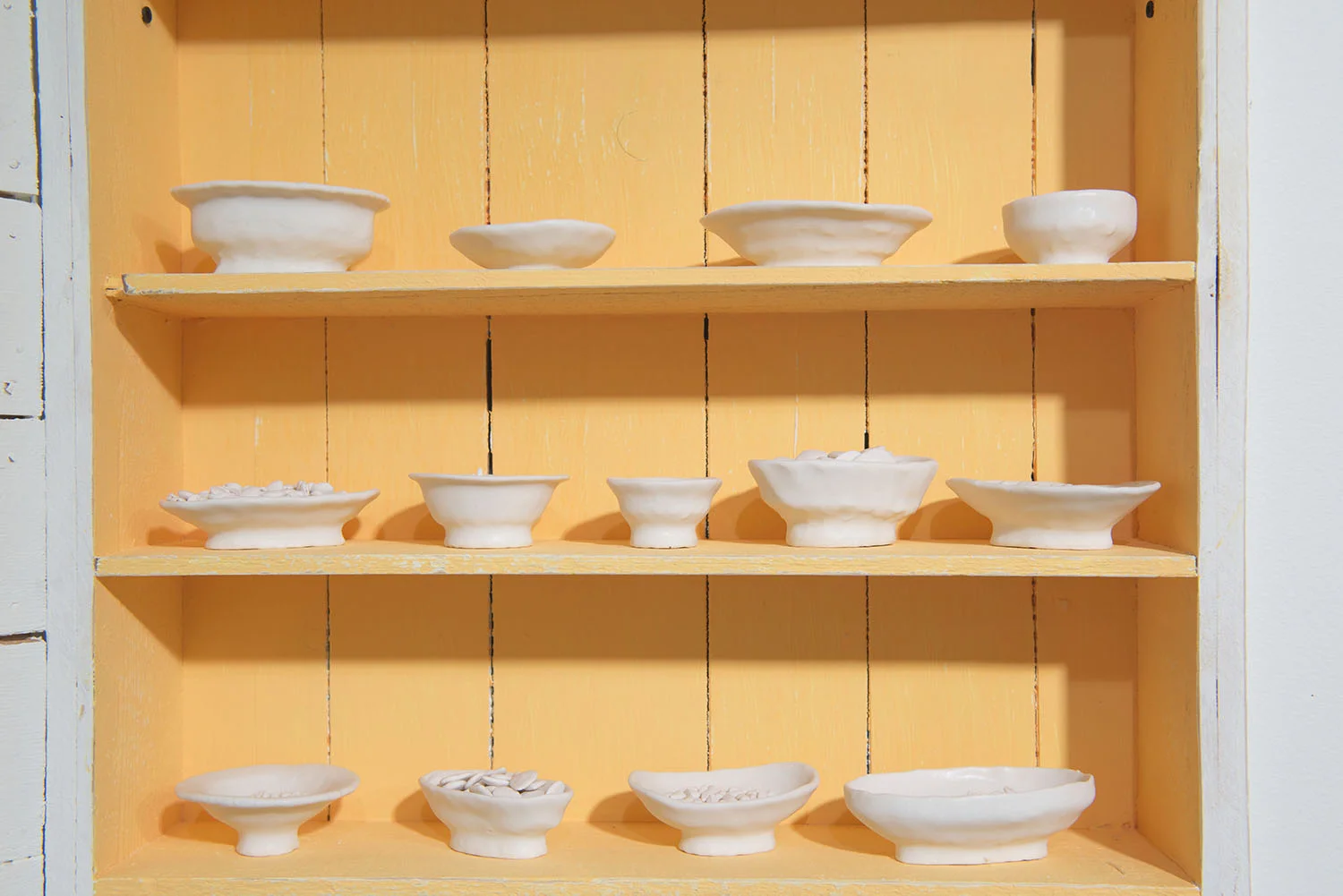 Cabinet for Small Offerings-Detail inside