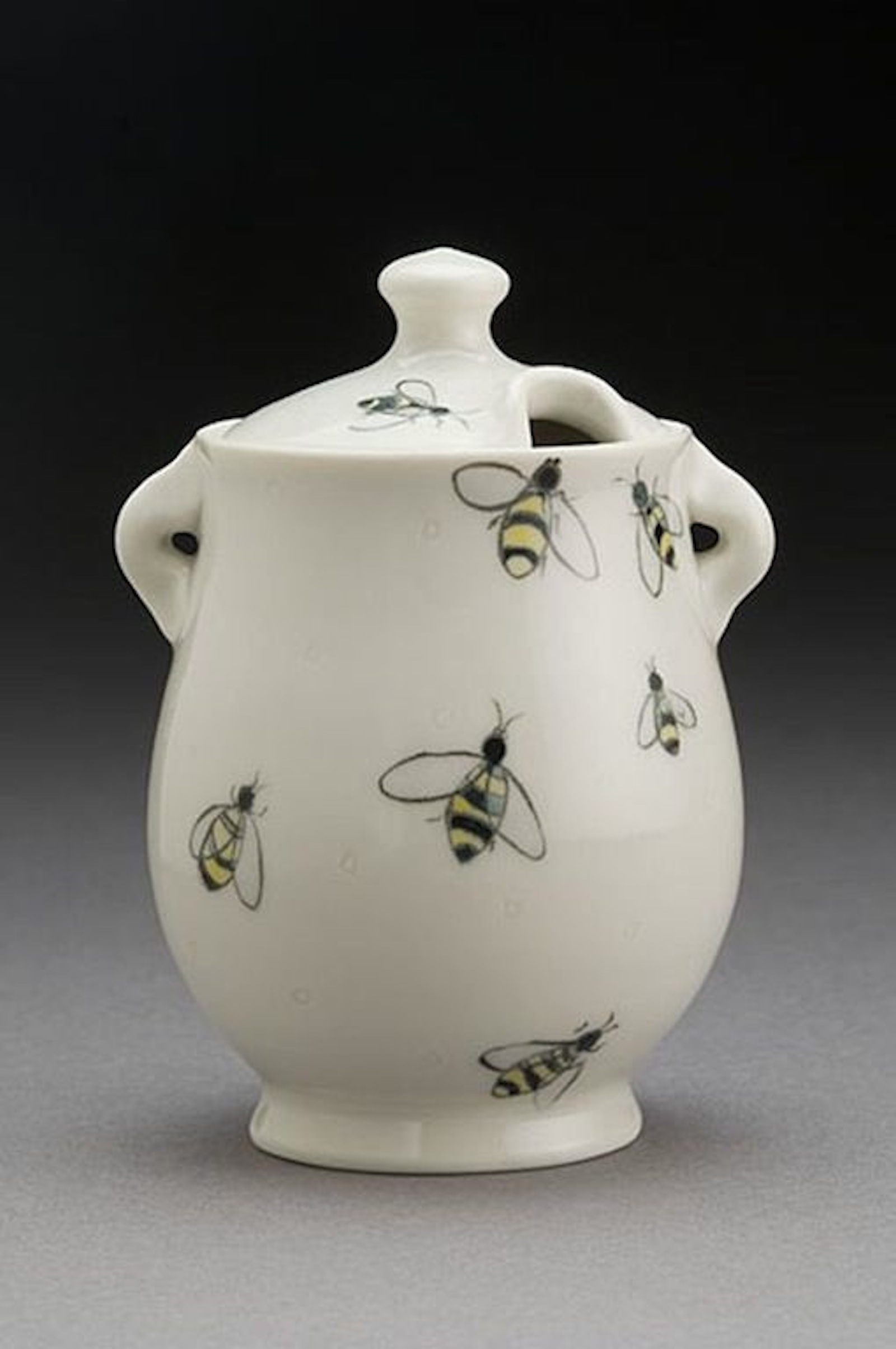 Honey Pot with Bees