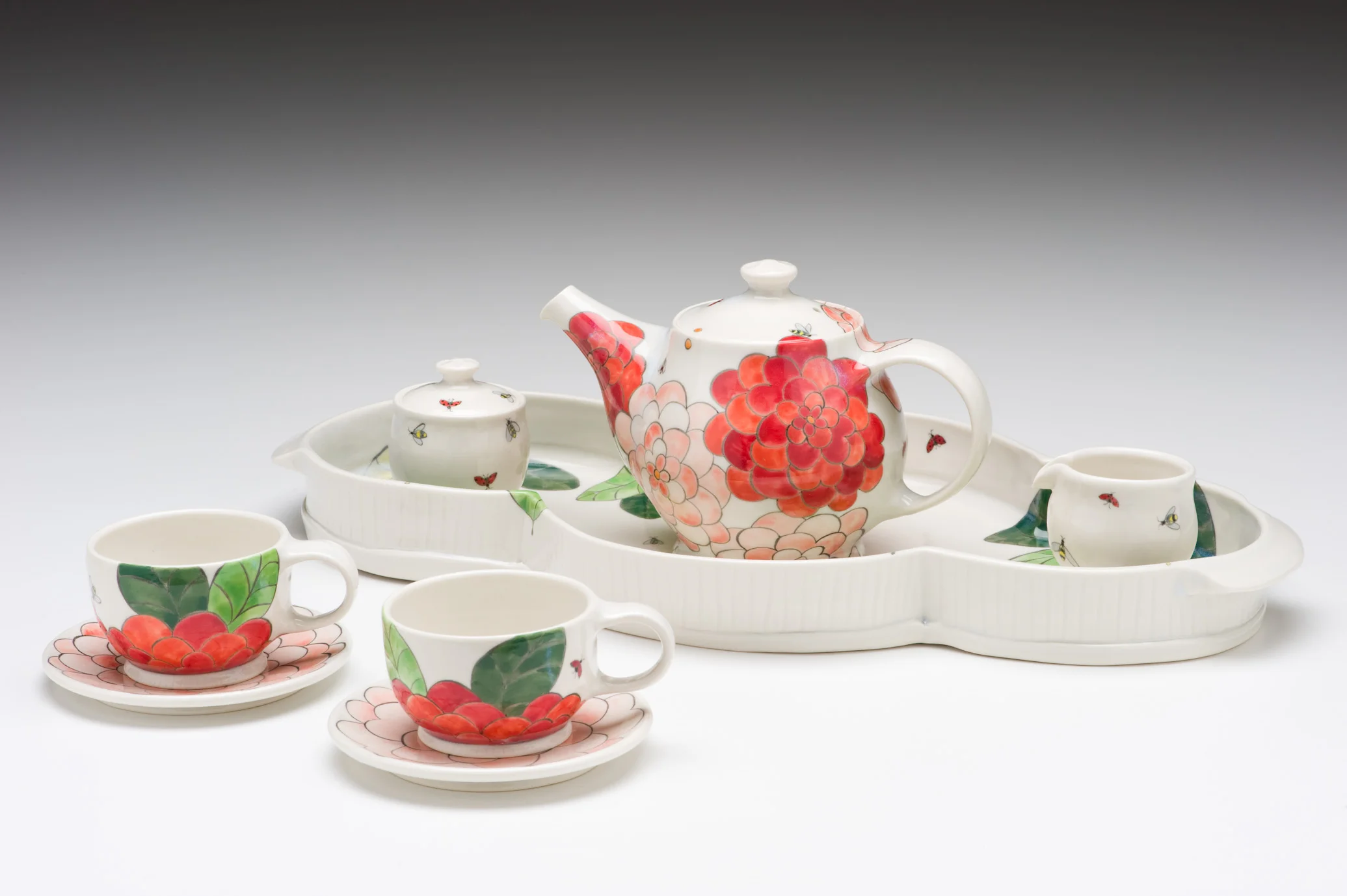 Zinnia Tea Service