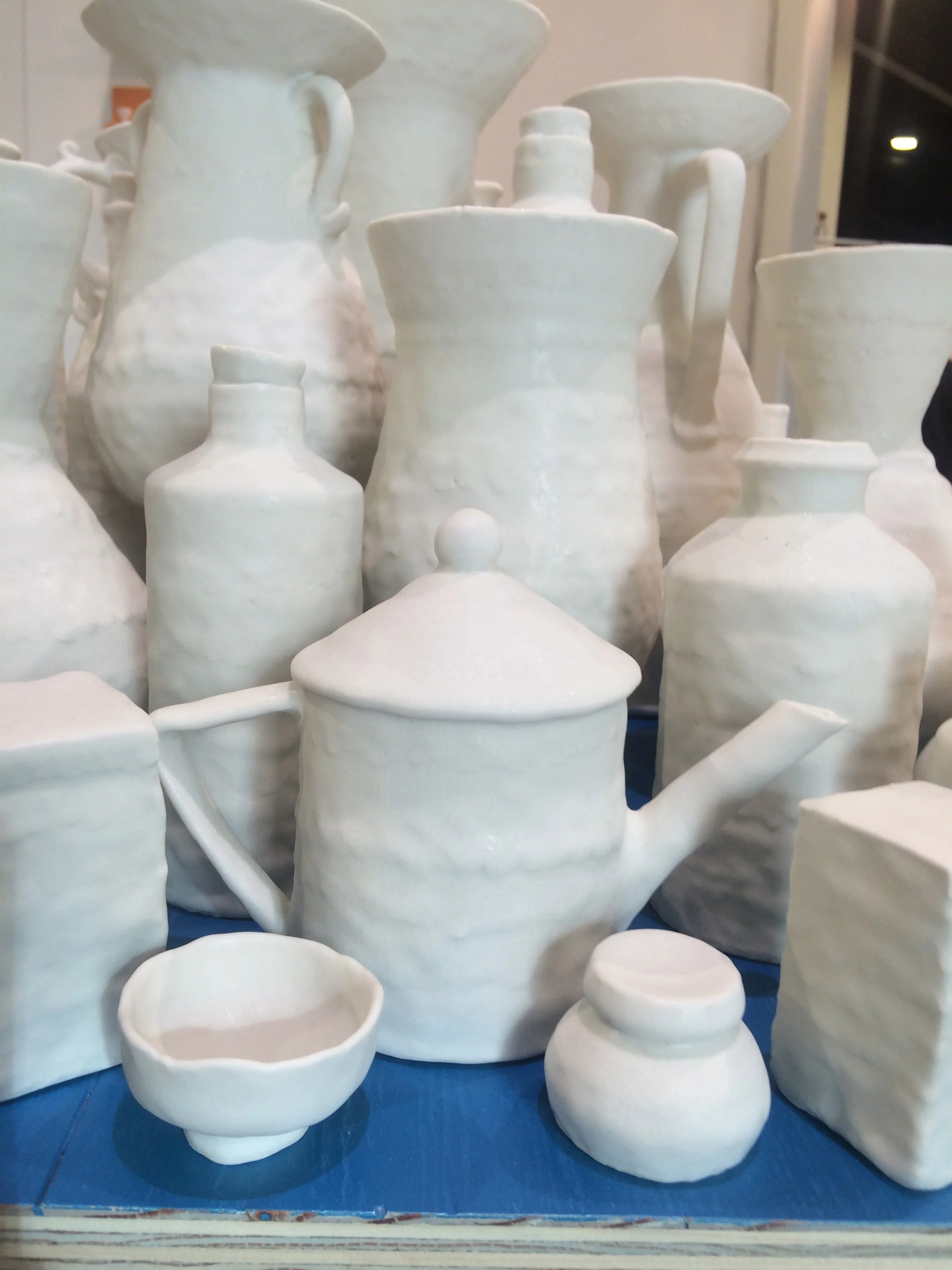 Detail, Lot 37, Proveneince Known: Assorted Bottles, Vases, Kettles, etc. 1977-2015