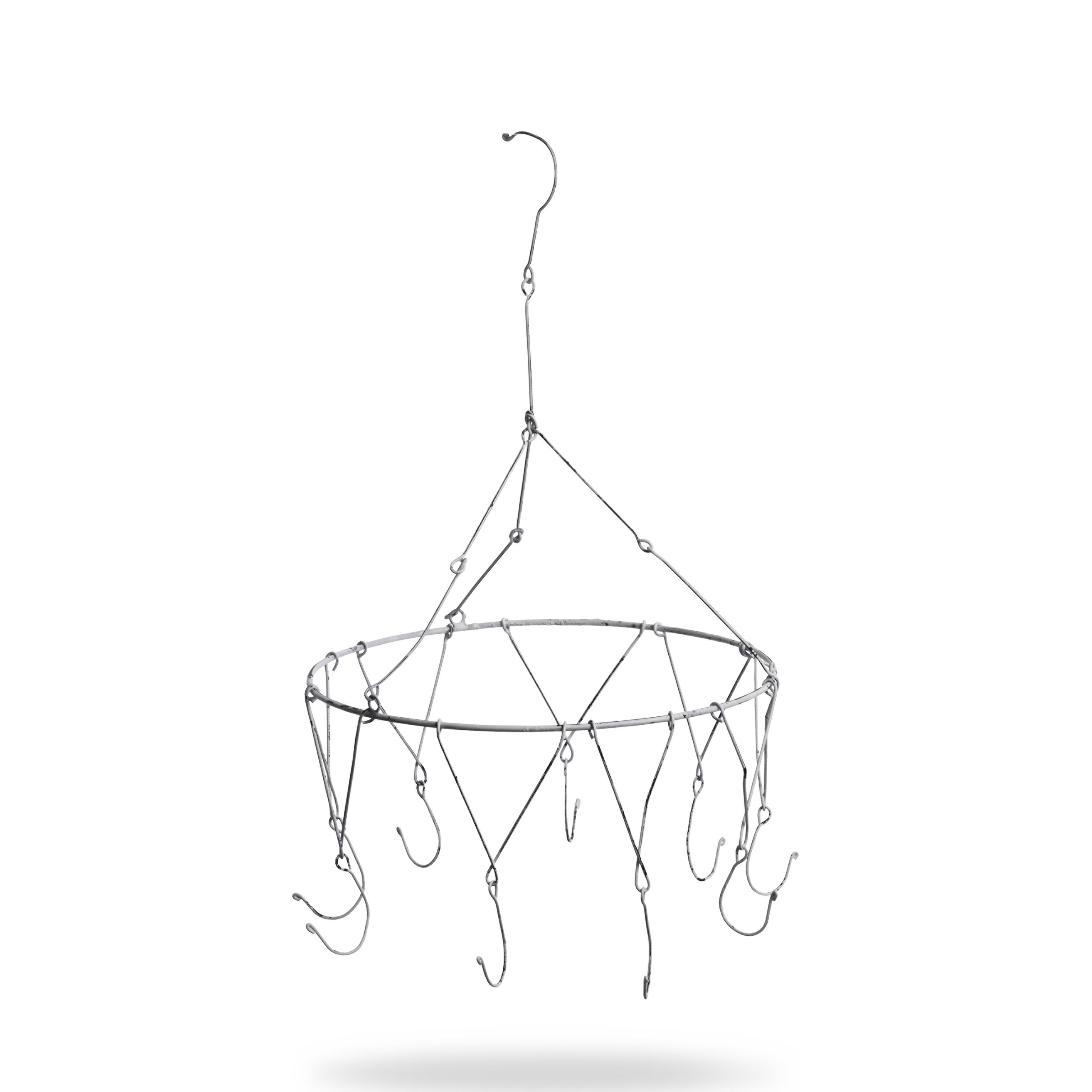 These Decorative Hanging Racks are such a lovely way to display your favourite Christmas decorations, or the beautiful wire reindeers that we also have. Karen uses them to display mini pumpkins at Halloween, of course! We think they would also look good hung with mini egg decorations at Easter. Please find this item here www.alittlebitofnice.com