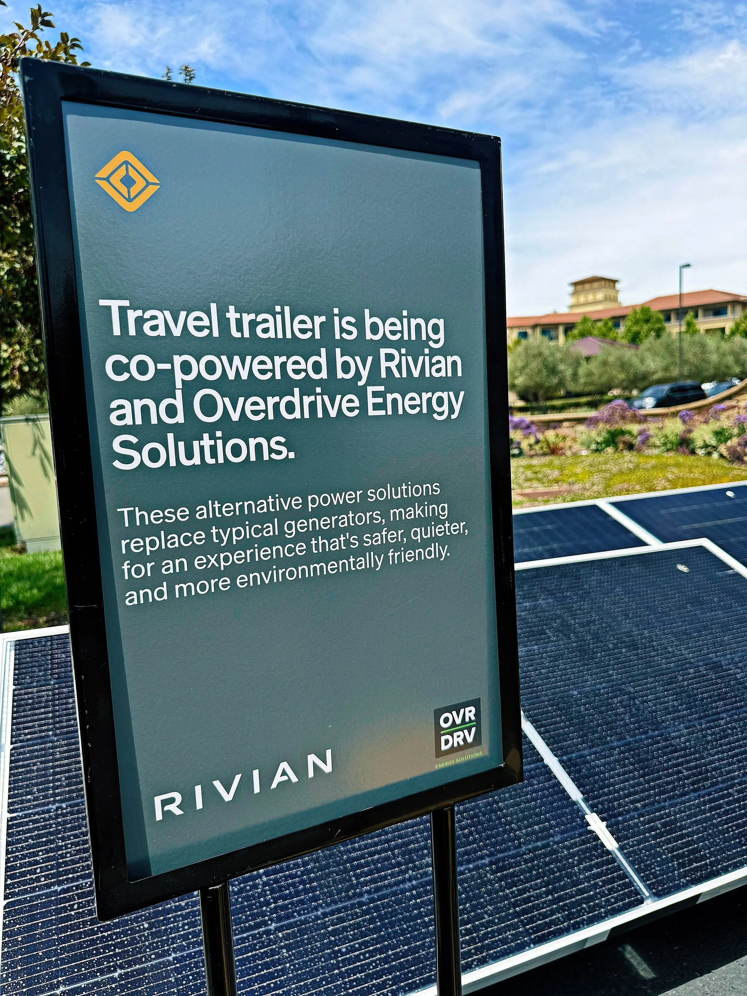 Rivian + Overdrive = clean energy espresso pop-up.