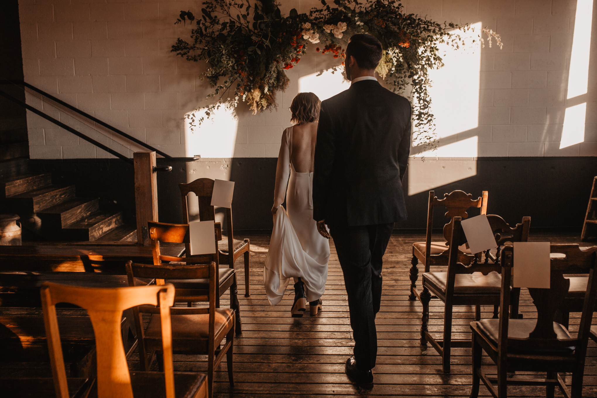 Union/Pine Portland trendy wedding