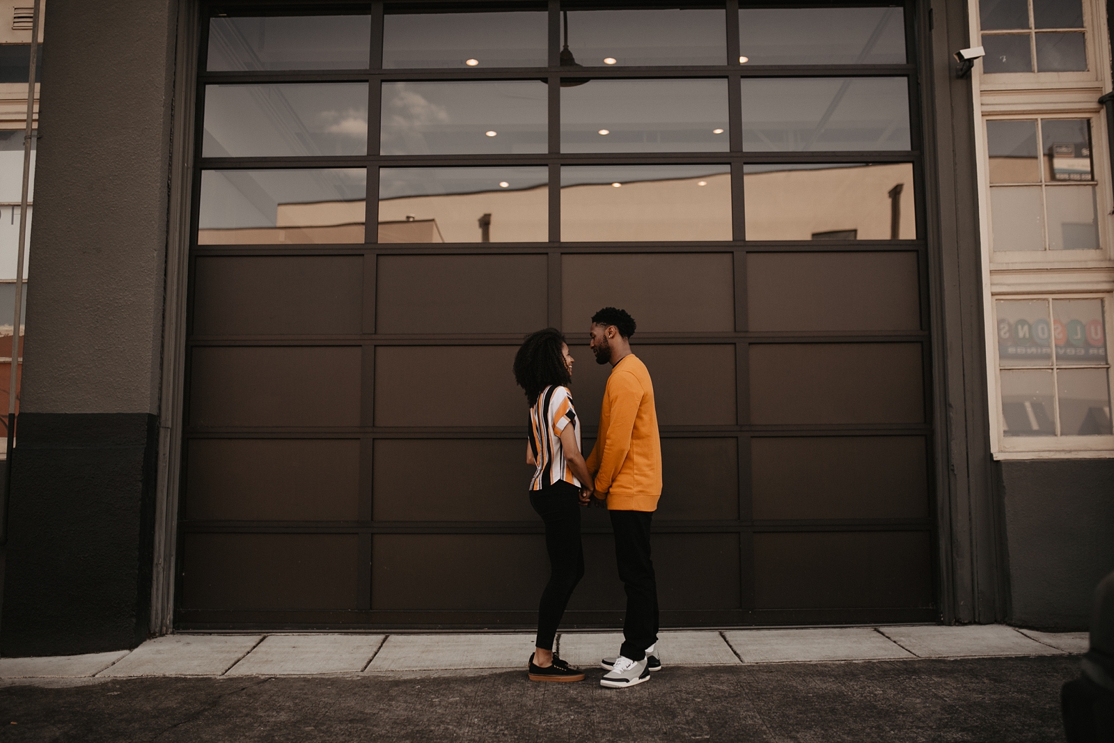 Diverse Couple Portland City Photos