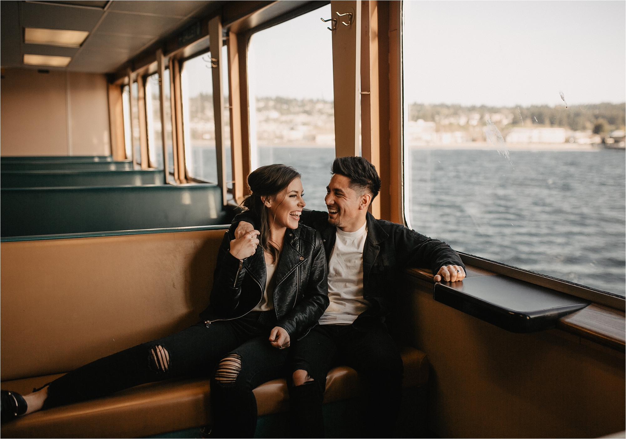 Edmonds Kingston Ferry Washington Couple photos