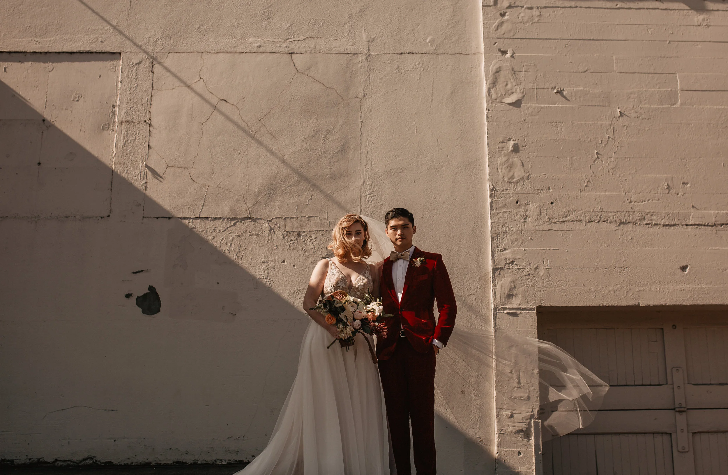 Modernized 60s Inspired, Urban Portland Wedding // Addison & Caleb