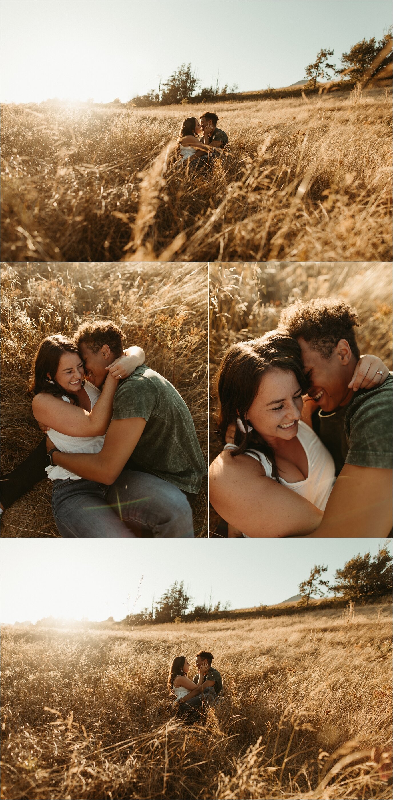 Columbia River Gorge Engagement Photo Location