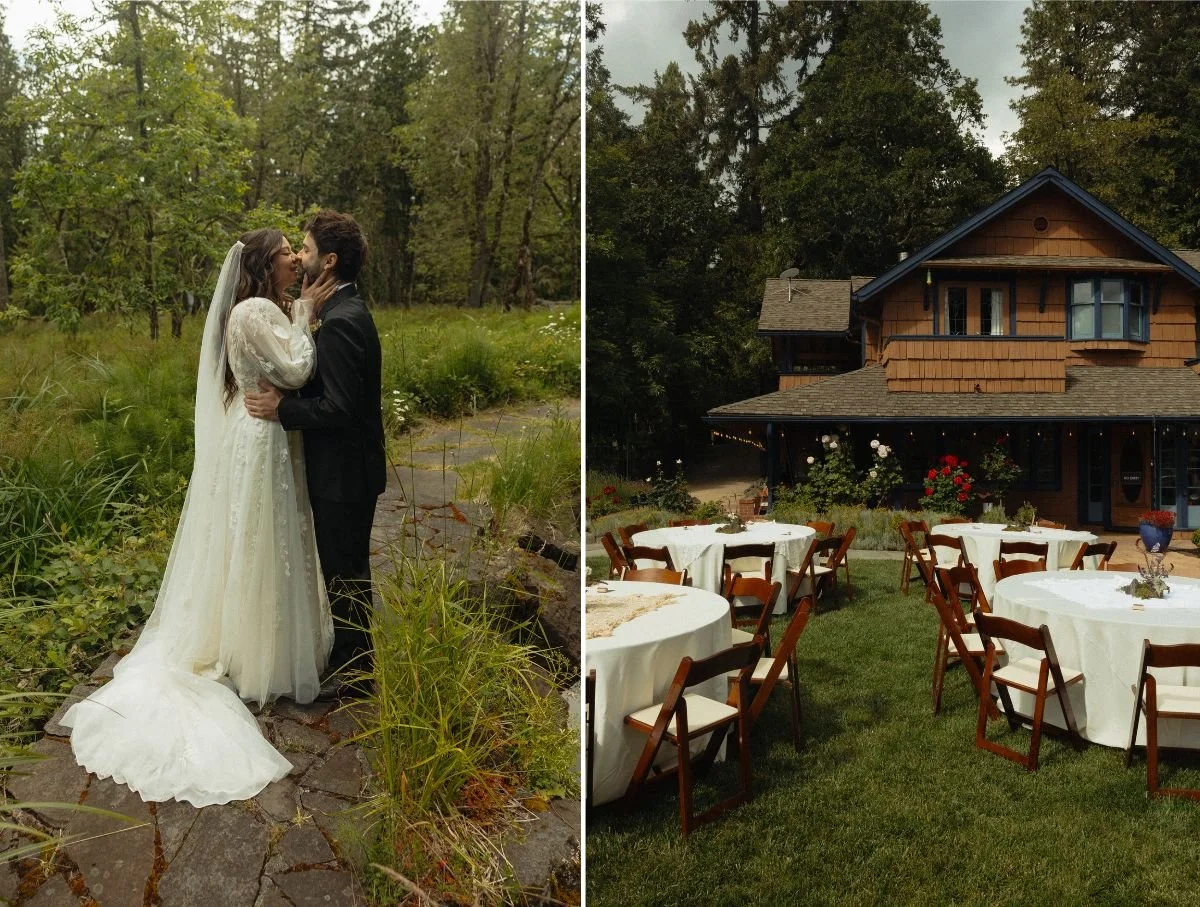 A Whimsical Summer Wedding at Mount Tom House in Oregon