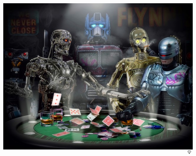 Droids playing poker