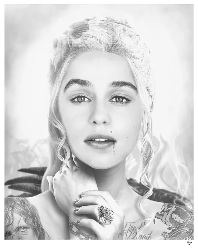 Fire & Blood (B&W)