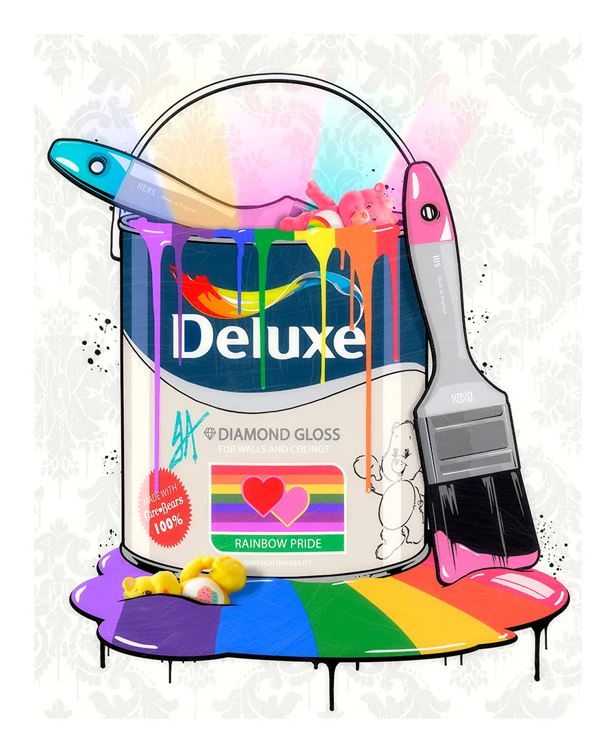 Rainbow Pride Paint Can