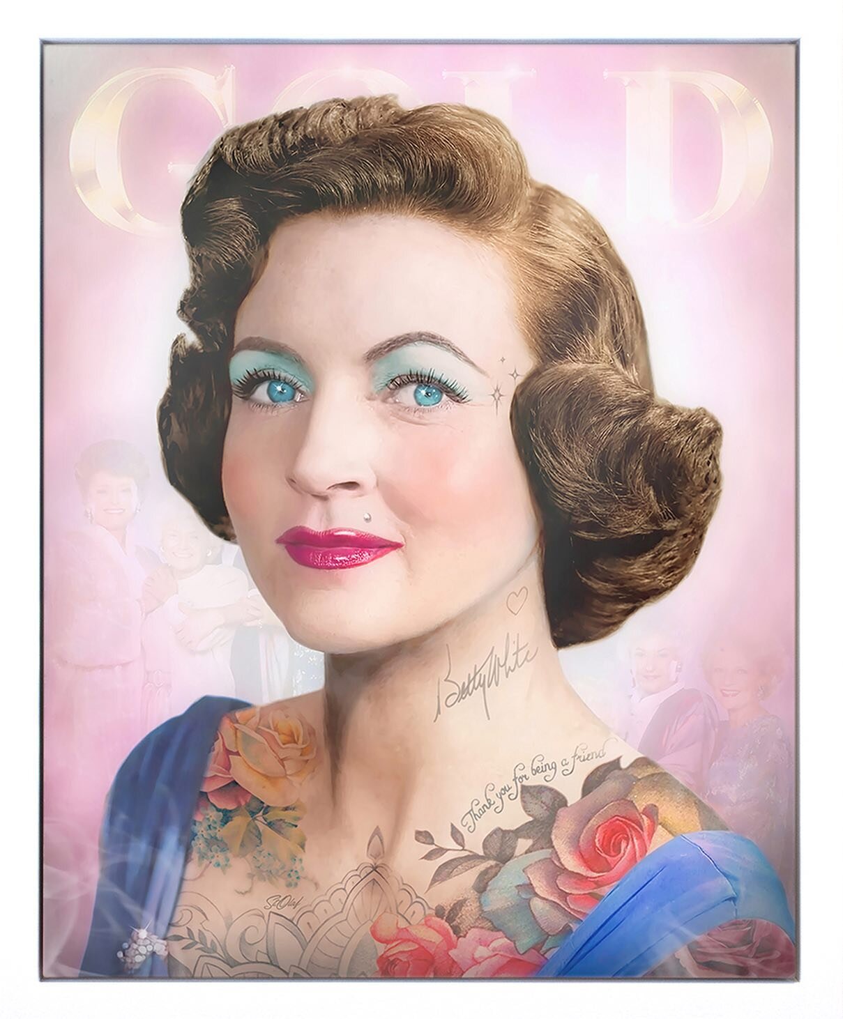 &lsquo;Our Golden Girl&rsquo; an exclusive US only piece celebrating the iconic Betty White released thru @zarksgallery in Eureka Springs, Arkansas 🇺🇸 get in touch with the gallery to get a hold of one. ✌🏼#bettywhite #eurekasprings #art #artist #a