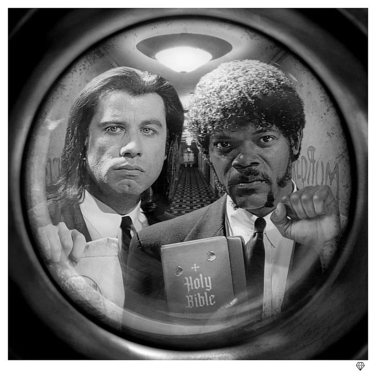 The path of the righteous man (B&W)