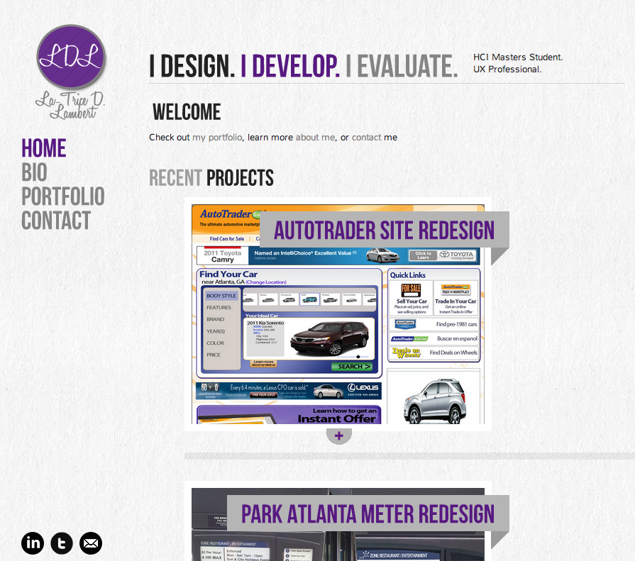 Original Portfolio Development