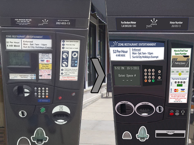 ParkAtlanta Meter Redesign