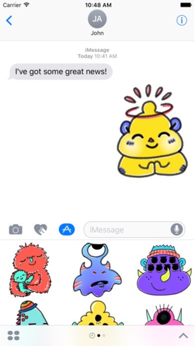 2.0 OS Messaging Stickers